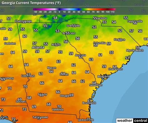 Weather and Radar Map for Atlanta, GA 